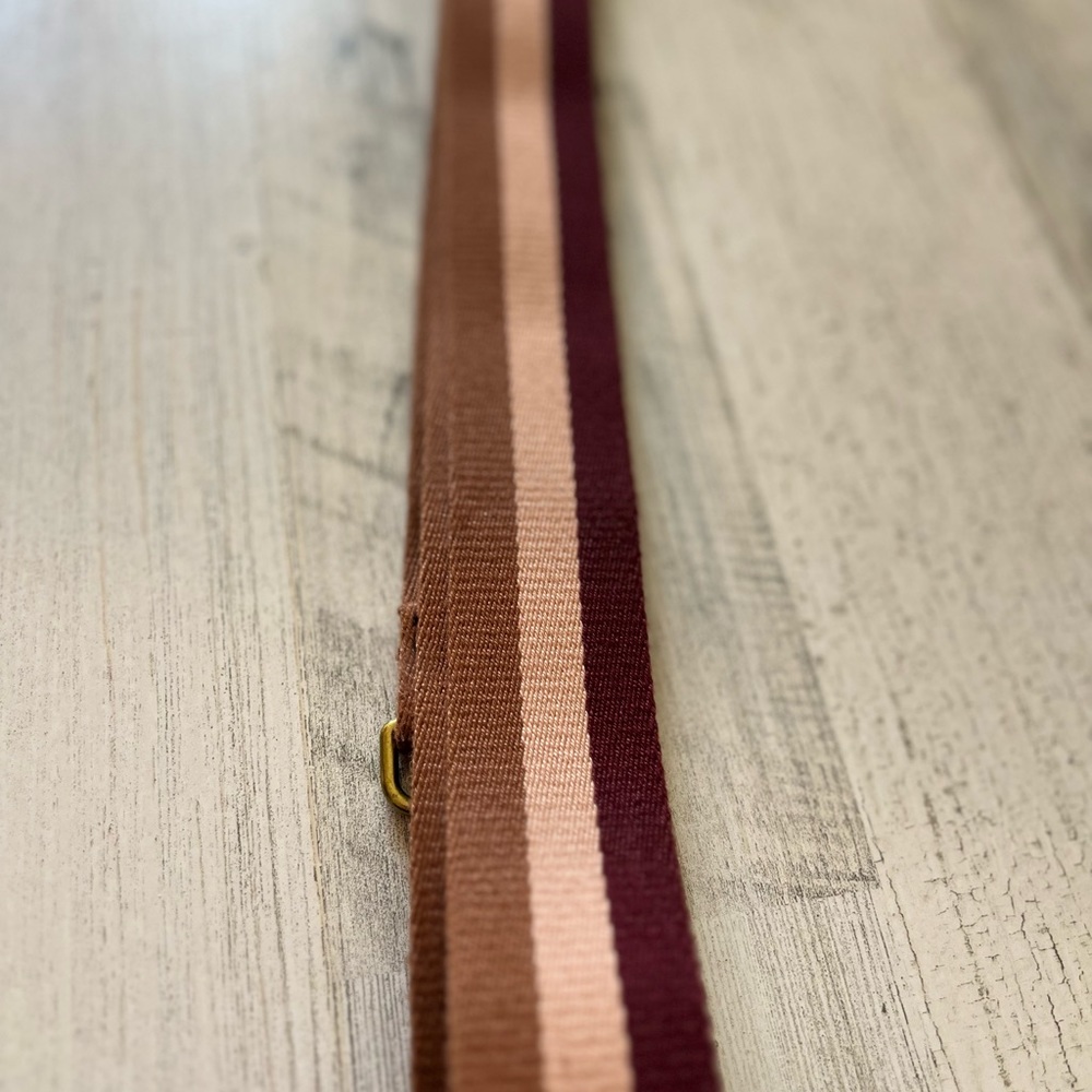 Madewell Striped Crossbody/ Shoulder Strap